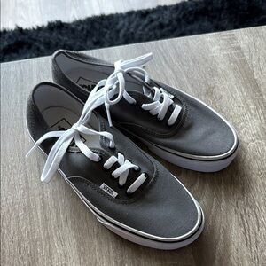 Vans Gray Canvas Sneakers